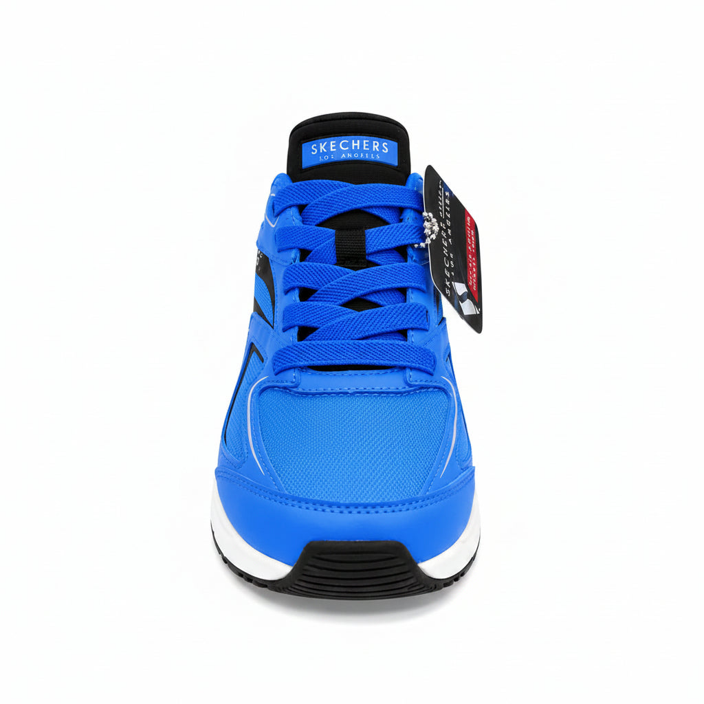 Skechers Tres-Air Uno - Blue/Black (Style #183083-BLBK) - Men's Shoes