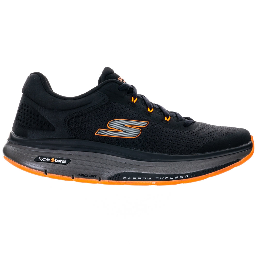 Skechers GO WALK Workout Walker - Black/Orange (Style #216435-BKOR) - Men's Shoes