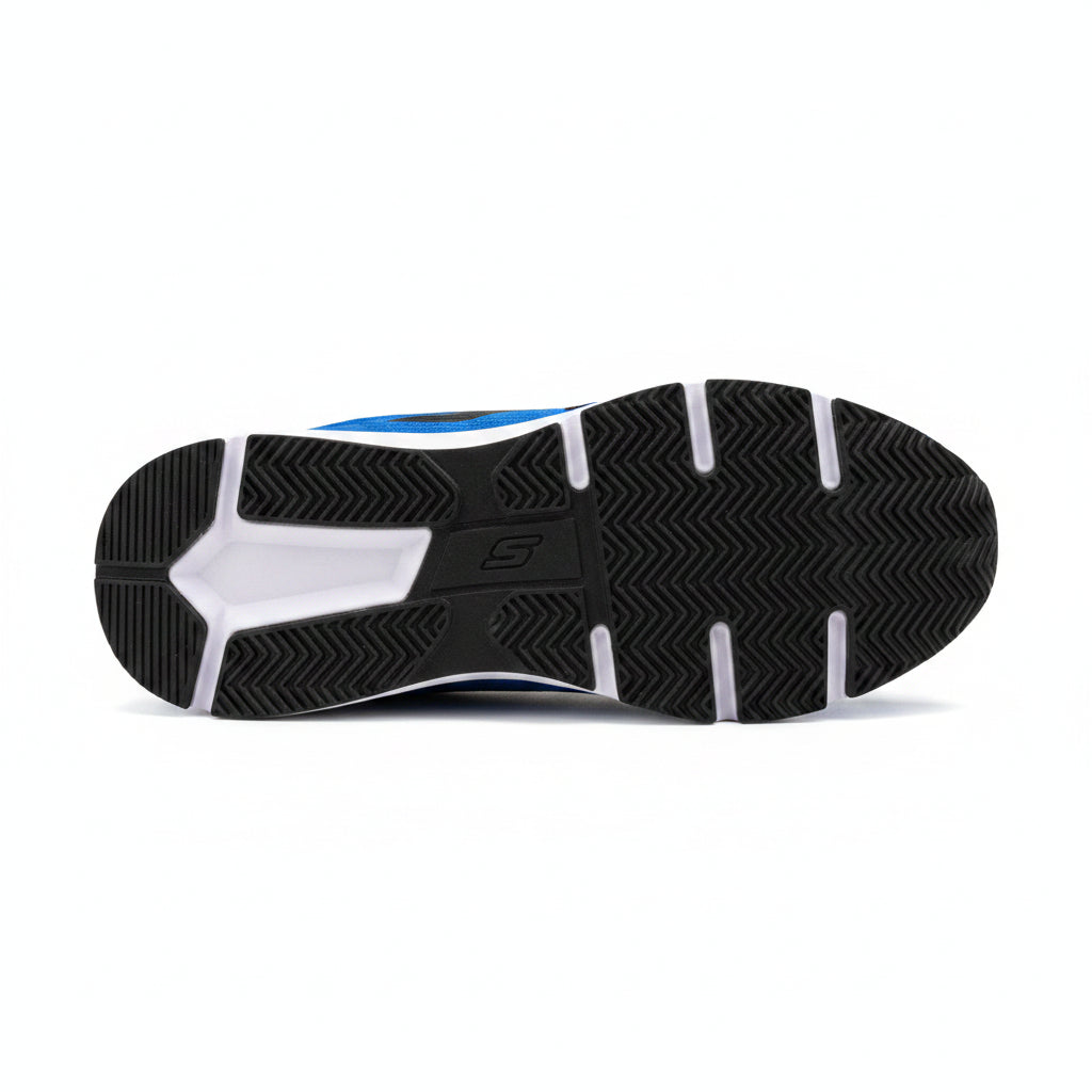Skechers Tres-Air Uno - Blue/Black (Style #183083-BLBK) - Men's Shoes