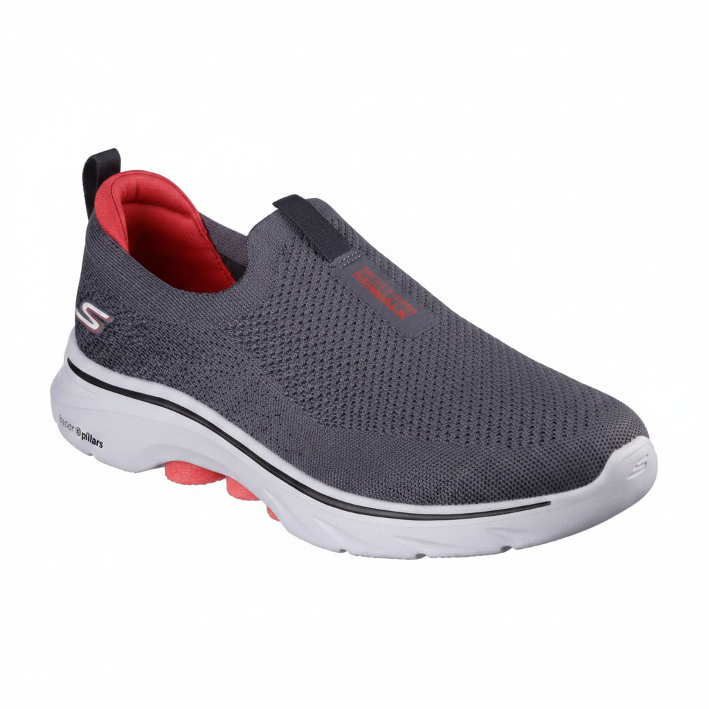 Skechers GO WALK 7 - Charcoal/Black (Style #216633-CCBK) - Men's Shoes