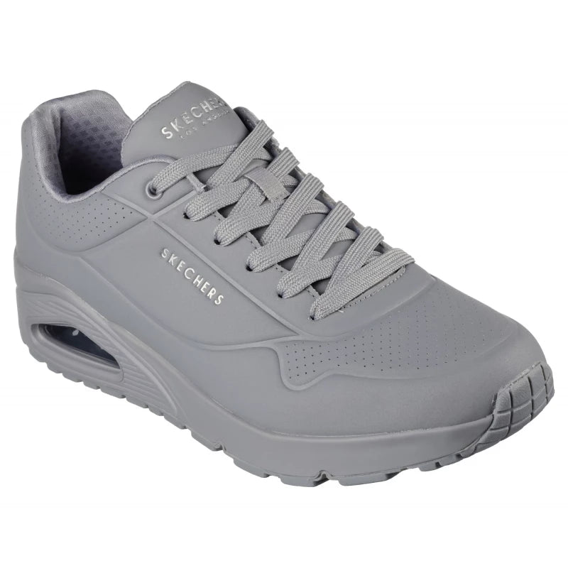 Skechers Street Uno - Light Grey (Style #52458-LTGY) - Men's Shoes