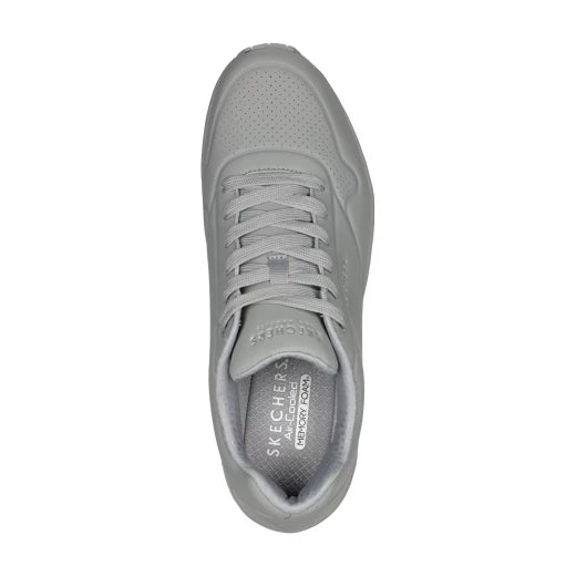 Skechers Street Uno - Light Grey (Style #52458-LTGY) - Men's Shoes