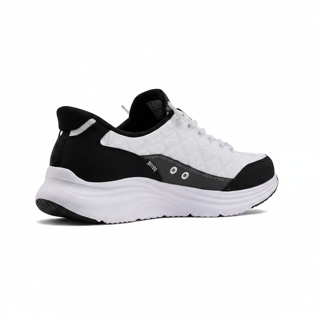 Skechers Contour Foam - White/Black (Style #150404-WBK) - Women's Shoes