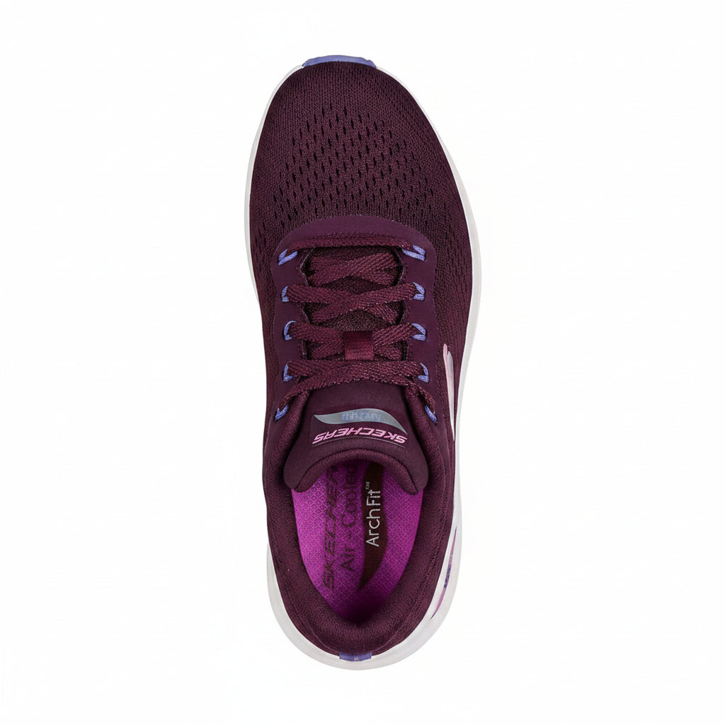 Skechers Arch Fit 2.0 - Big League - Plum (Style #150051-PLUM) - Women's Shoes
