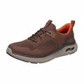 Skechers Hands Free Slip-ins Relaxed Fit: Arch Fit Crosser - Emeric - Brown (Style #205340-BRN) - Men's Shoes