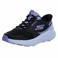 Skechers GO RUN Now - Black/Lavender (Style #129734-BKLV) - Women's Shoes