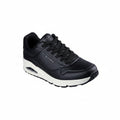 Skechers Hands Free Slip-Ins: Uno - Easy Air - Black White (Style #183005-BLK) - Men's Shoes