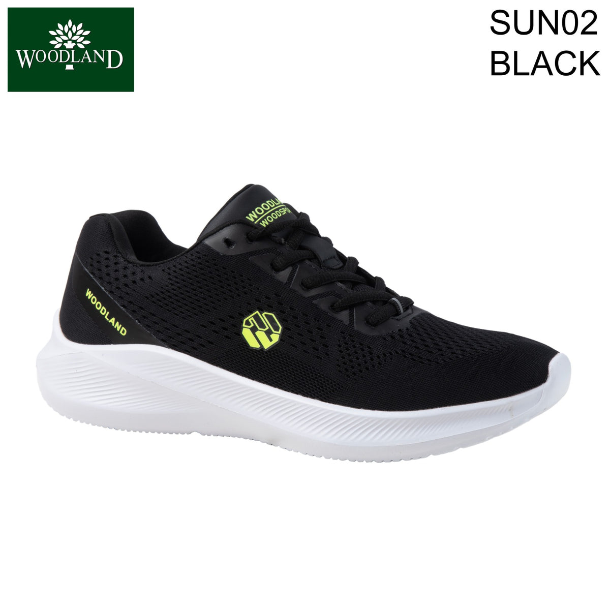 Woodland SUN02 Men's Lightweight Running Shoes - Breathable Athletic Sports Sneakers