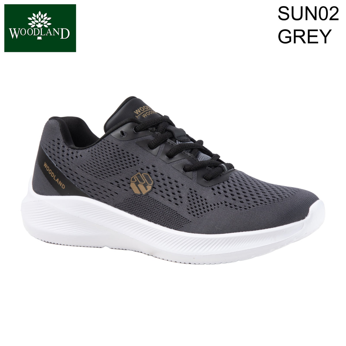 Woodland SUN02 Men's Lightweight Running Shoes - Breathable Athletic Sports Sneakers