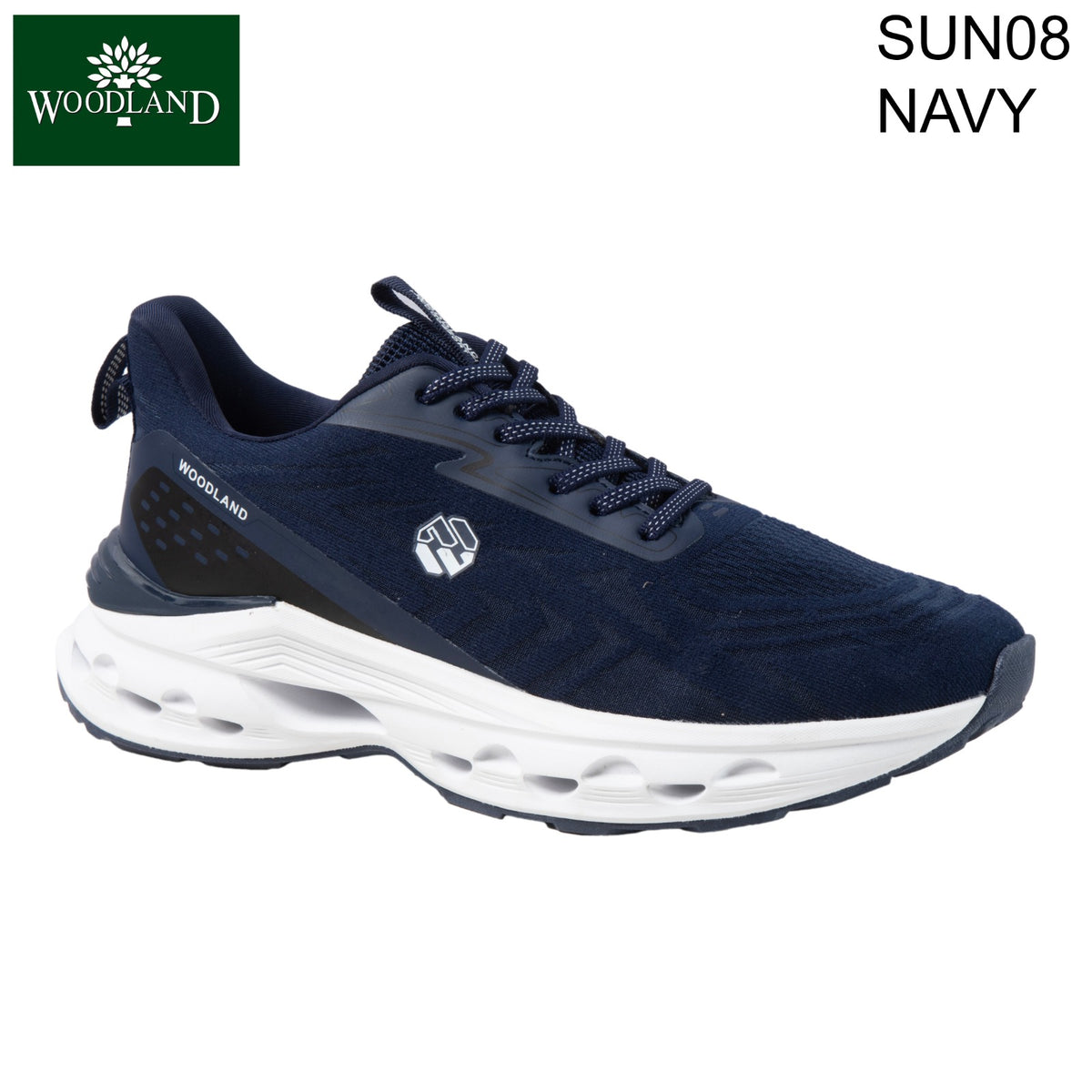 Woodland SUN08 Men's Air-Cushioned Running Shoes - Breathable Athletic Sports Sneakers