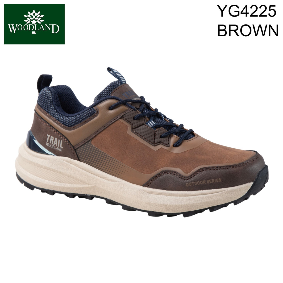 Woodland Trail Series YG4225 Men's Outdoor Hiking & Running Shoes - Rugged All-Terrain Sneakers