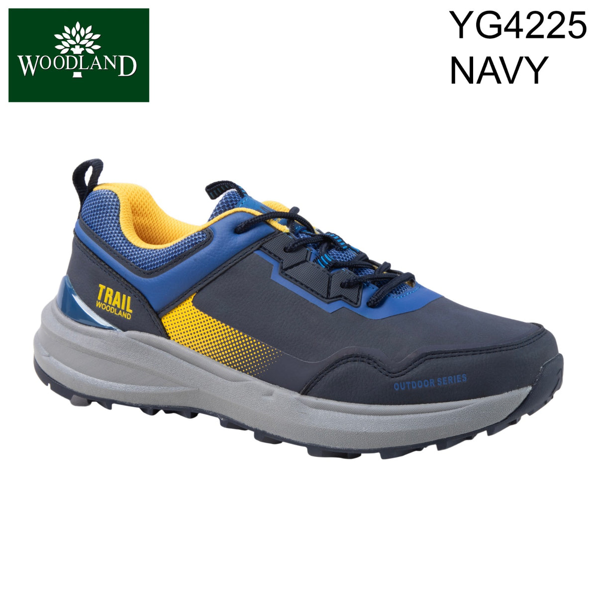 Woodland Trail Series YG4225 Men's Outdoor Hiking & Running Shoes - Rugged All-Terrain Sneakers