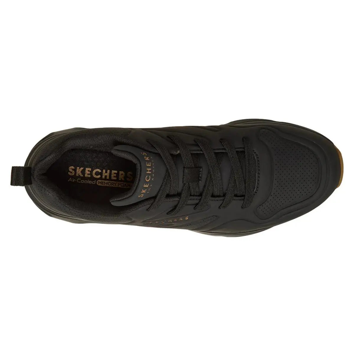 Skechers Tres-Air Uno - Black/Black (Style #183070-BBK) - Men's Shoes