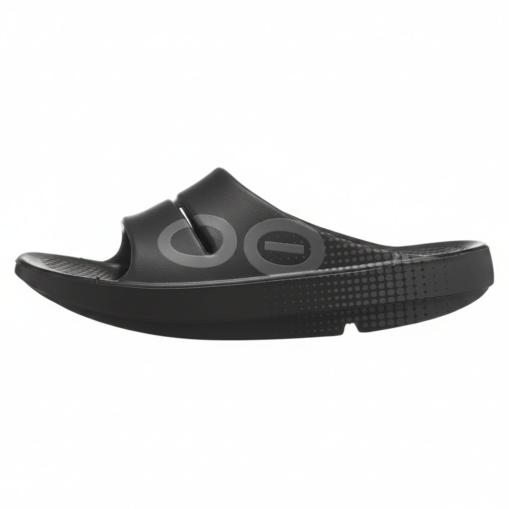 OOFOS Men's Ooahh Sport MATRIX BLACK Slide Sandal - 1500