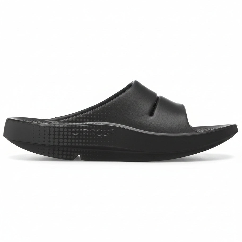 OOFOS Men's Ooahh Sport MATRIX BLACK Slide Sandal - 1500
