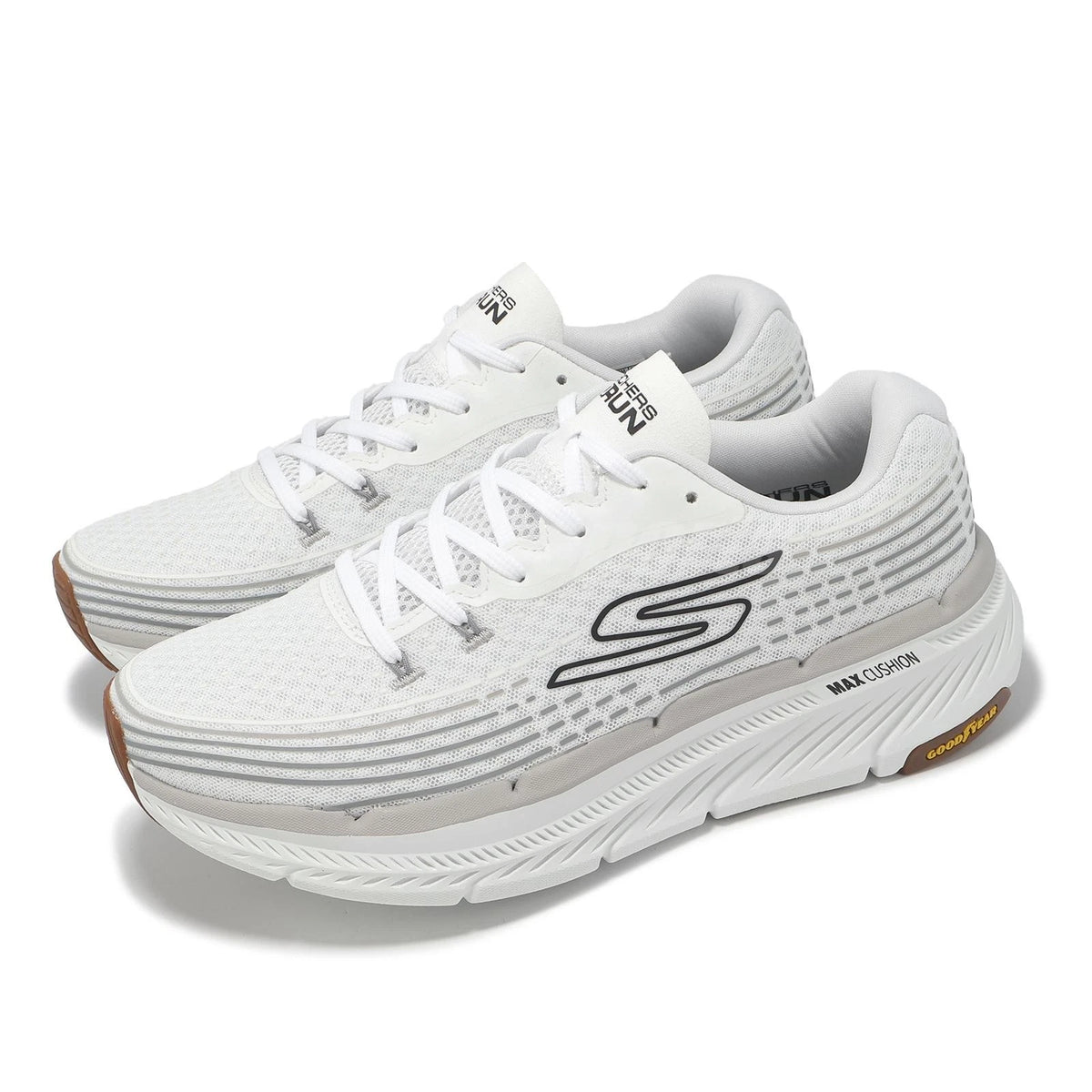 Skechers Max Cushioning Premier 2.0 - White (Style #220835-WHT) - Men's Shoes