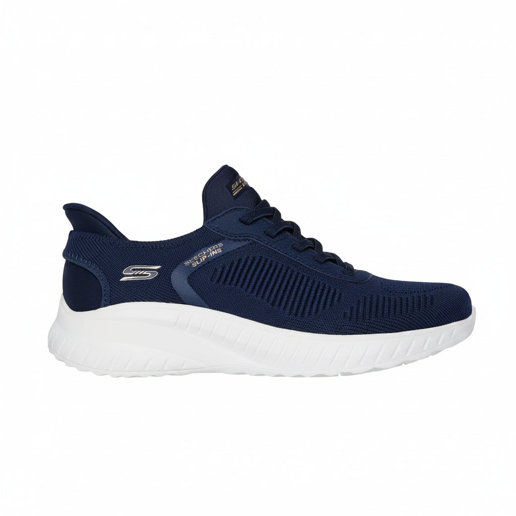 Skechers Hands Free Slip-Ins: BOBS Squad Chaos - Navy (Style #117500-NVY) - Women's Shoes