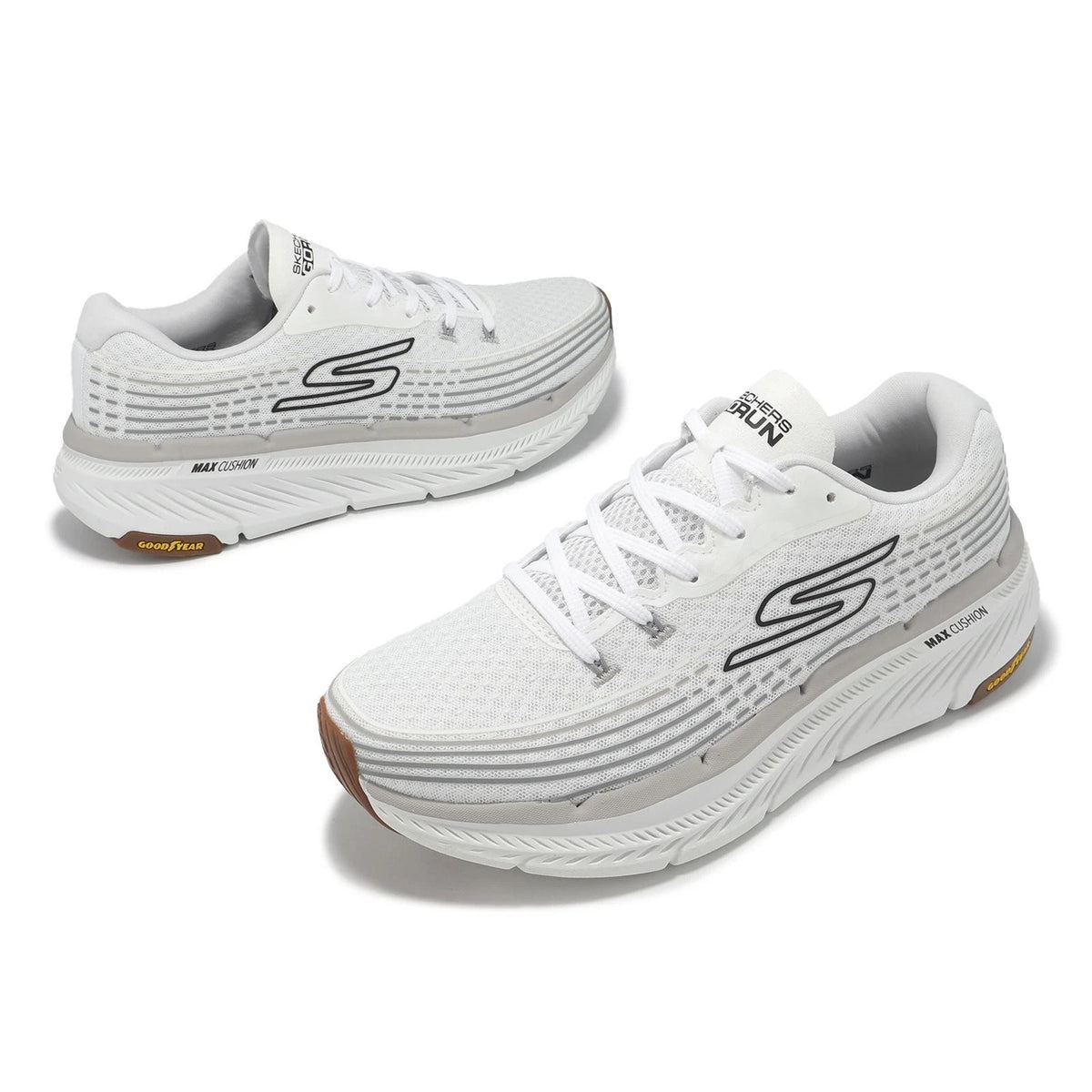 Skechers Max Cushioning Premier 2.0 - White (Style #220835-WHT) - Men's Shoes