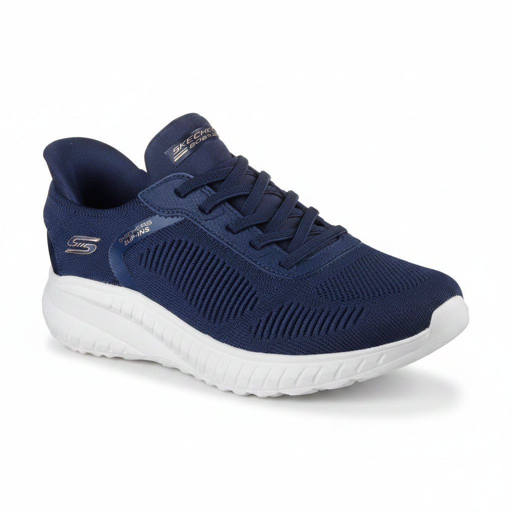 Skechers Hands Free Slip-Ins: BOBS Squad Chaos - Navy (Style #117500-NVY) - Women's Shoes