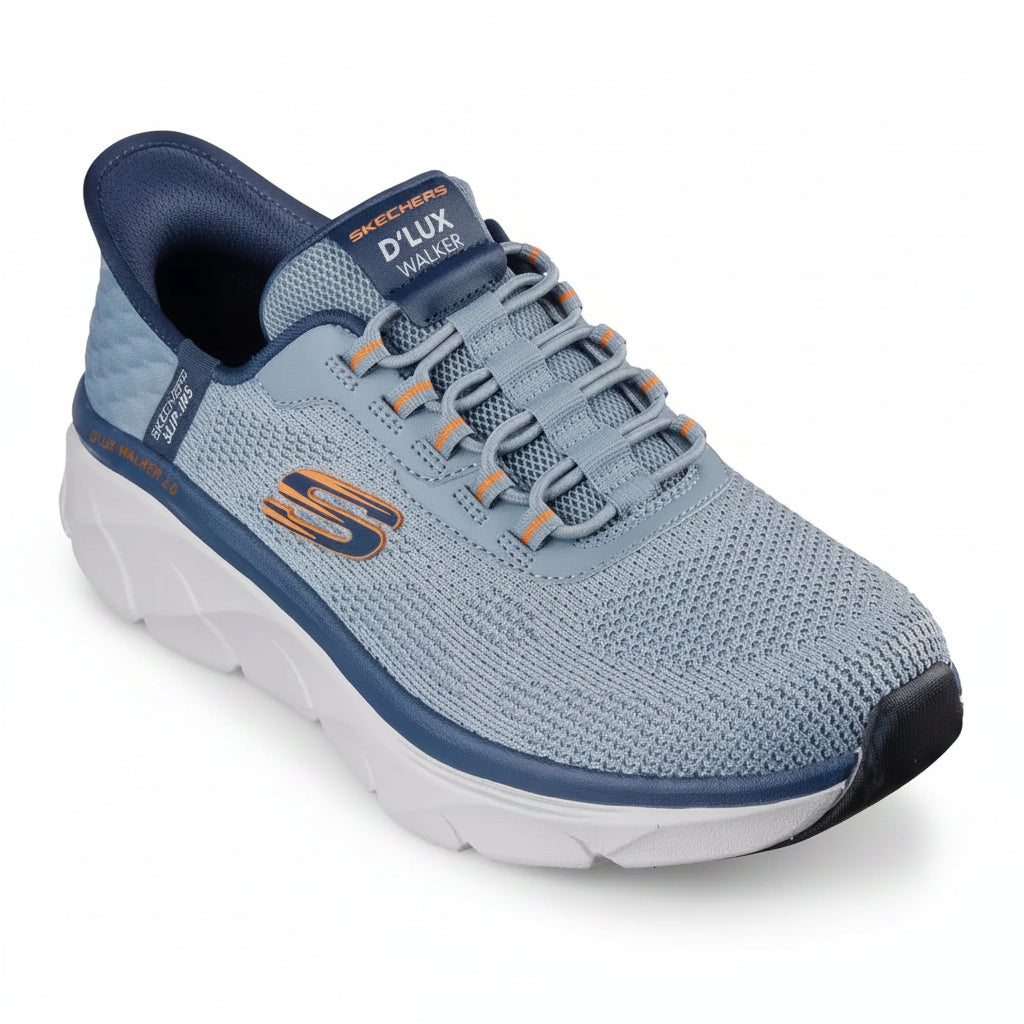 Skechers D'Lux Walker - Slate (Style #232446-SLT) - Men's Shoes