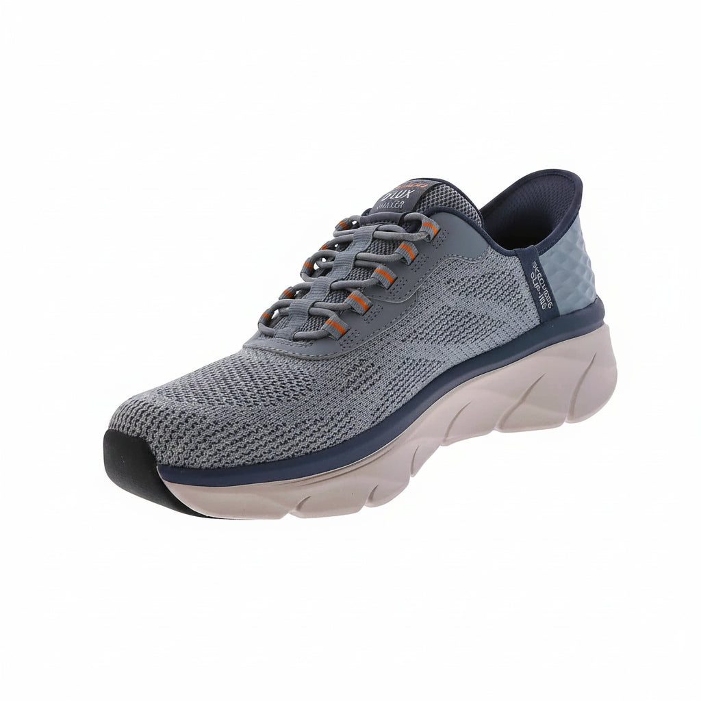 Skechers D'Lux Walker - Slate (Style #232446-SLT) - Men's Shoes